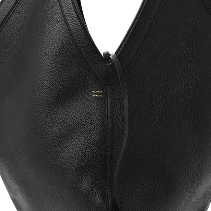Mansur Gavriel Calfskin Soft M Hobo Black 8 of 10