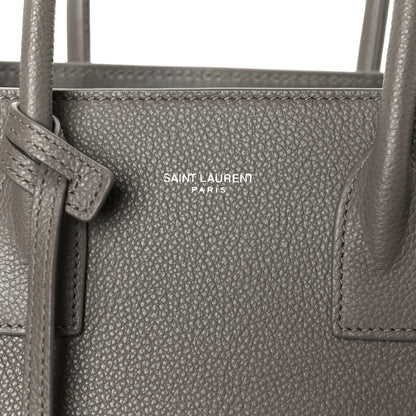 Saint Laurent Grained Calfskin Baby Sac De Jour Taupe 7 of 10