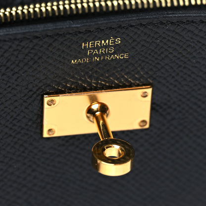 Hermes Epsom Kelly Wallet To Go Black 5 of 11