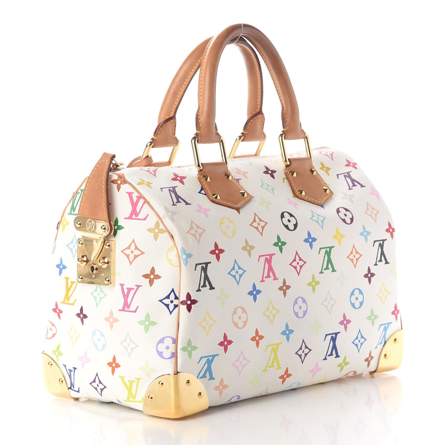 Monogram Multicolor Speedy 30 White