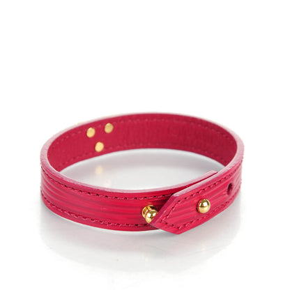 Louis Vuitton Epi Essential V Bracelet 17 Fuchsia 3 of 6