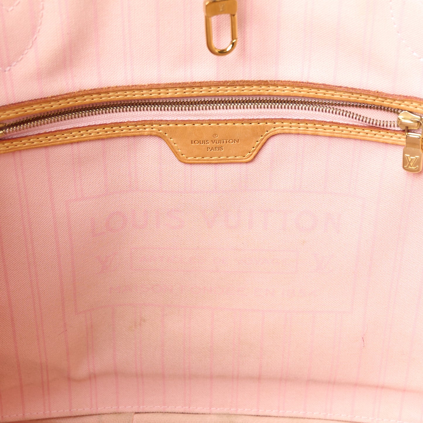 Damier Azur Neo Neverfull MM Rose Ballerine