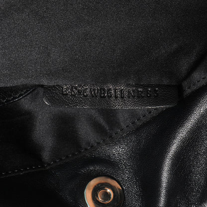 Valentino Garavani Nappa Leather Crystal Rose Glam Tote Black 6 of 8