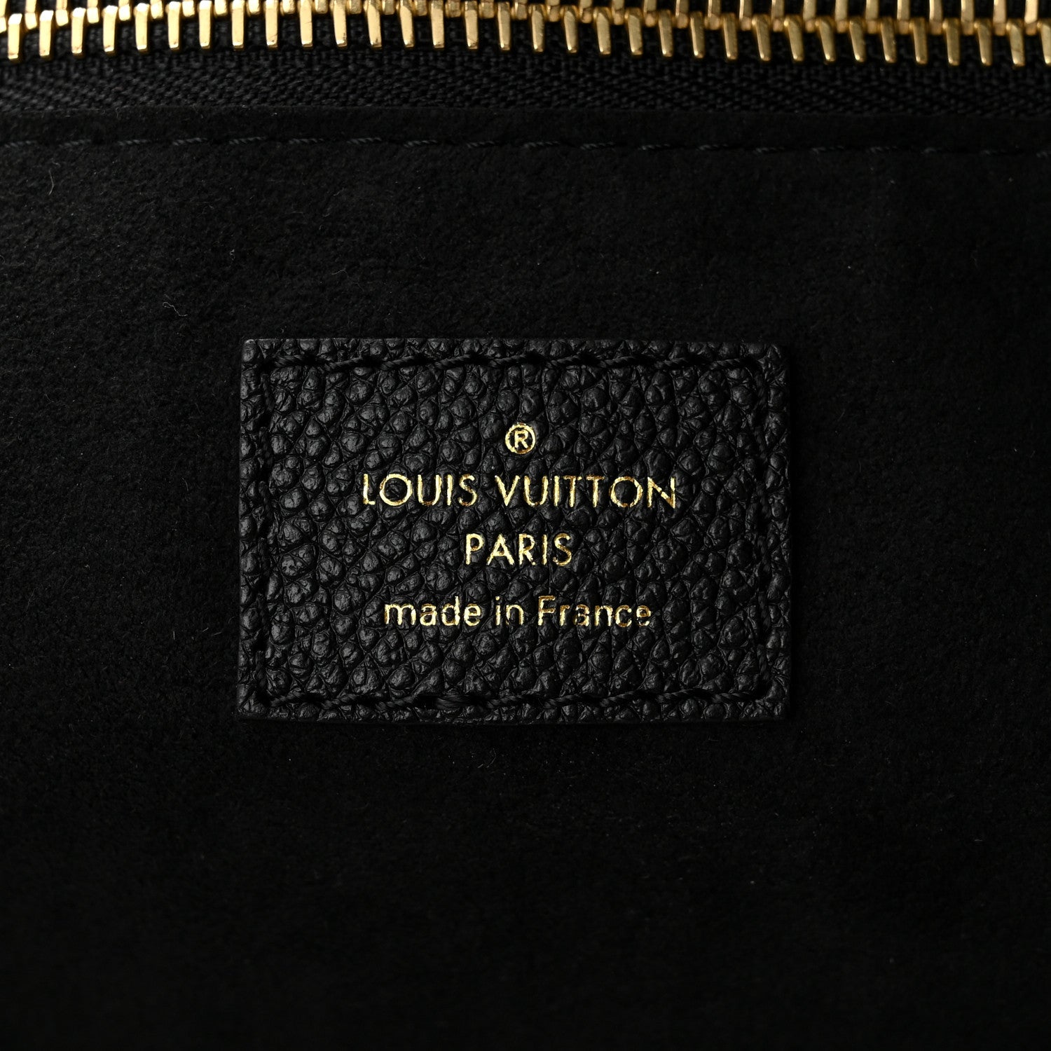 Louis Vuitton LOUIS VUITTON Empreinte Monogram Giant Neverfull MM Black Beige 6 of 9