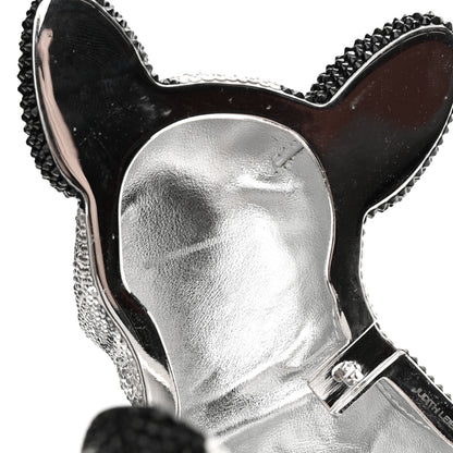 Judith Leiber Crystal French Bulldog Fred Minaudiere Clutch 9 of 14