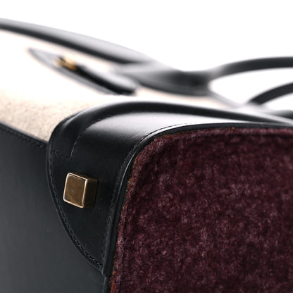 Celine Felt Smooth Calfskin Micro Tri-Color Micro Luggage Beige 9 of 19