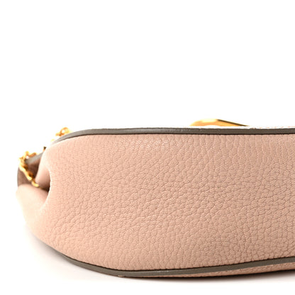 Chloe Grained Lambskin Mini Drew Shoulder Bag Cement Pink 7 of 8