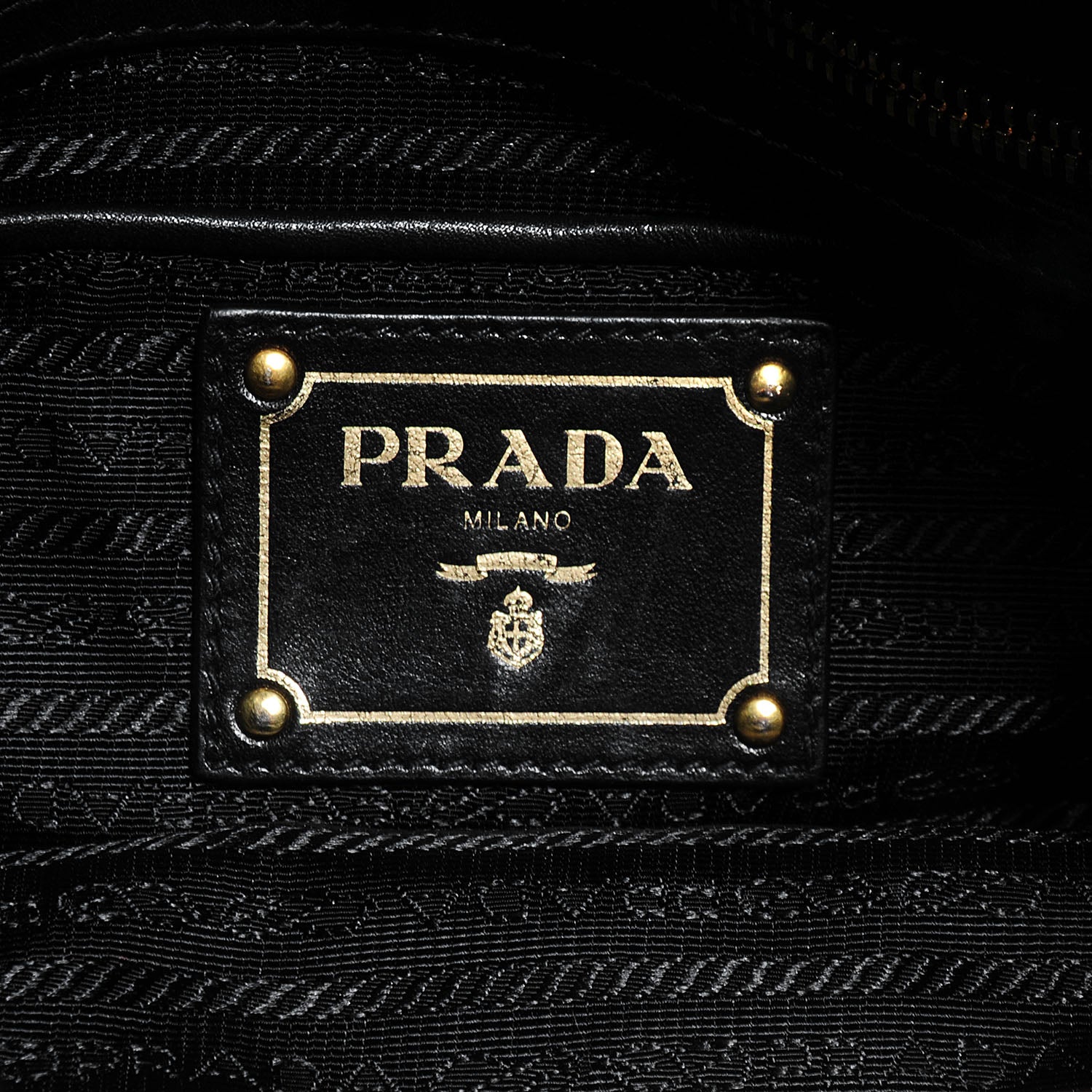 Prada Soft Calf Shopping Bag Nero Black 6 of 9