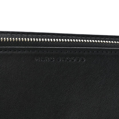 Marc Jacobs Calfskin Quilted Long Wallet Bag Black 6 of 10