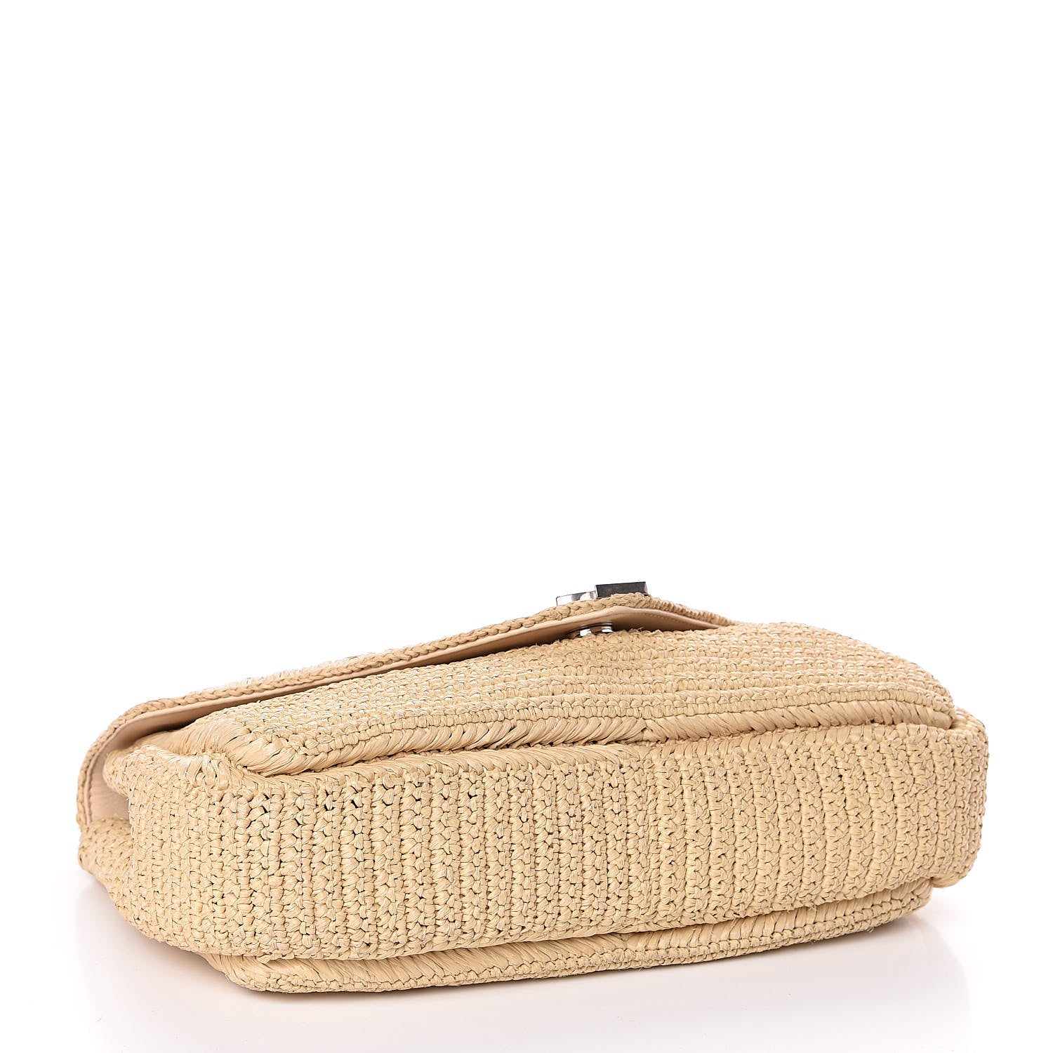 Saint Laurent Raffia Monogram Large College Satchel Naturale 4 of 9