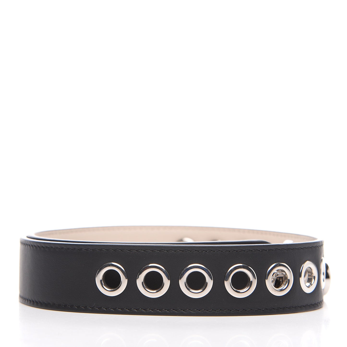 Vitello Century Grommet Strap You Black Camelia
