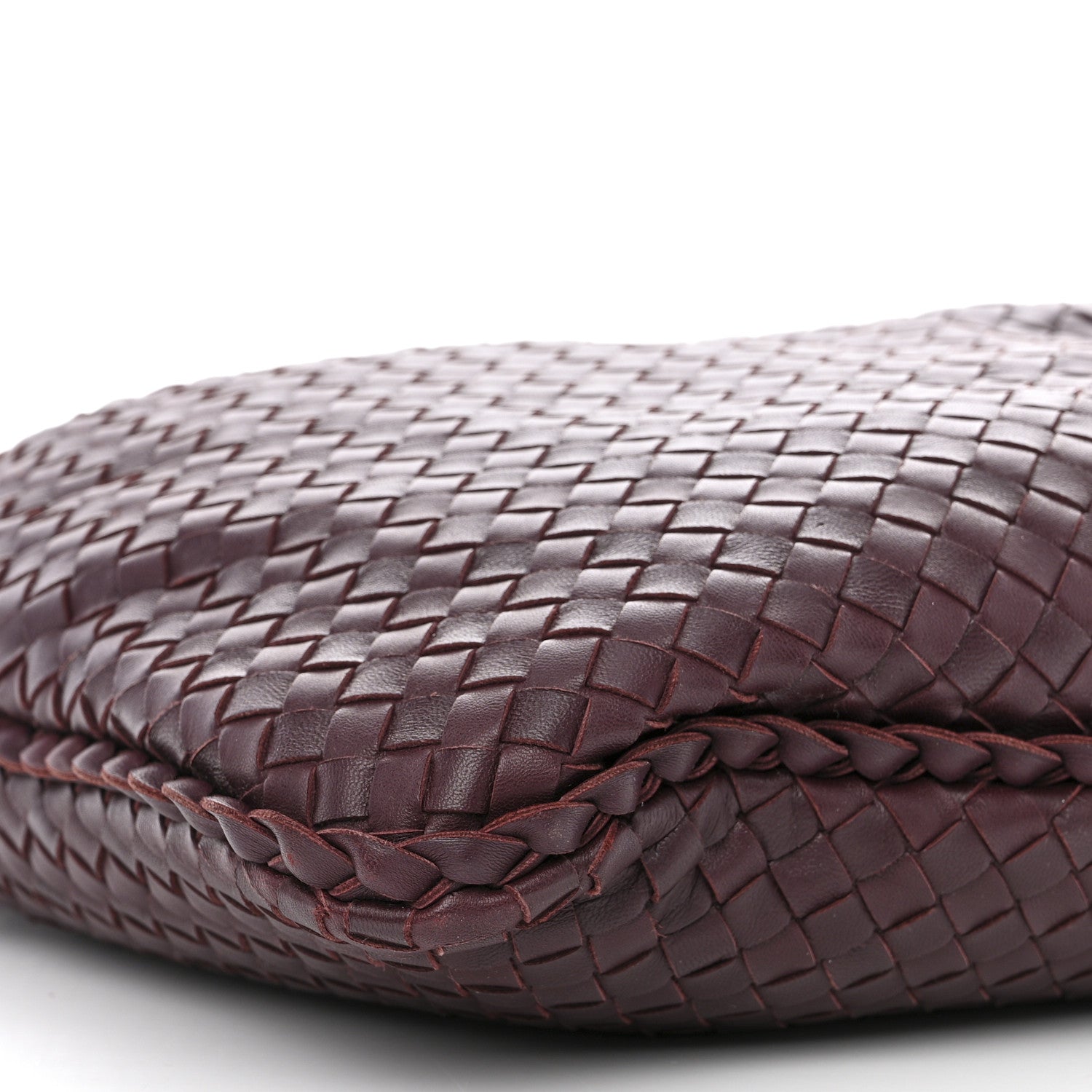 Bottega Veneta Nappa Intrecciato Veneta Hobo Aubergine 10 of 11