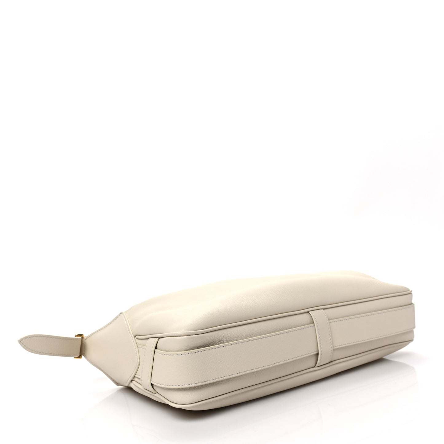 Supple Calfskin Medium Romy Shoulder Bag Rice