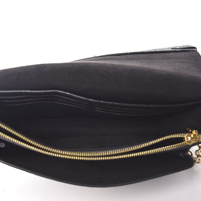 Louis Vuitton Empreinte Vavin Chain Wallet Black 5 of 9