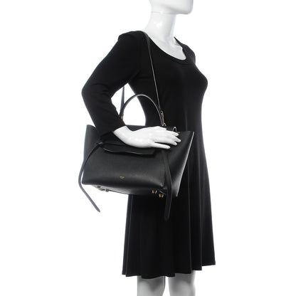 Celine Baby Grained Calfskin Mini Belt Bag Black 2 of 9