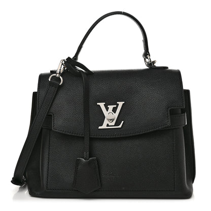 Louis Vuitton Calfskin Lockme Ever BB Black 1 of 10