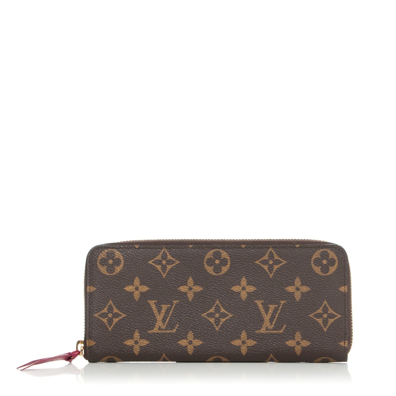 Louis Vuitton Monogram Clemence Wallet Fuchsia 1 of 7
