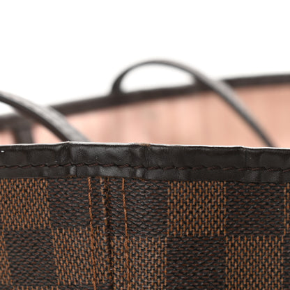 Louis Vuitton Damier Ebene Neo Neverfull MM Rose Ballerine 13 of 18