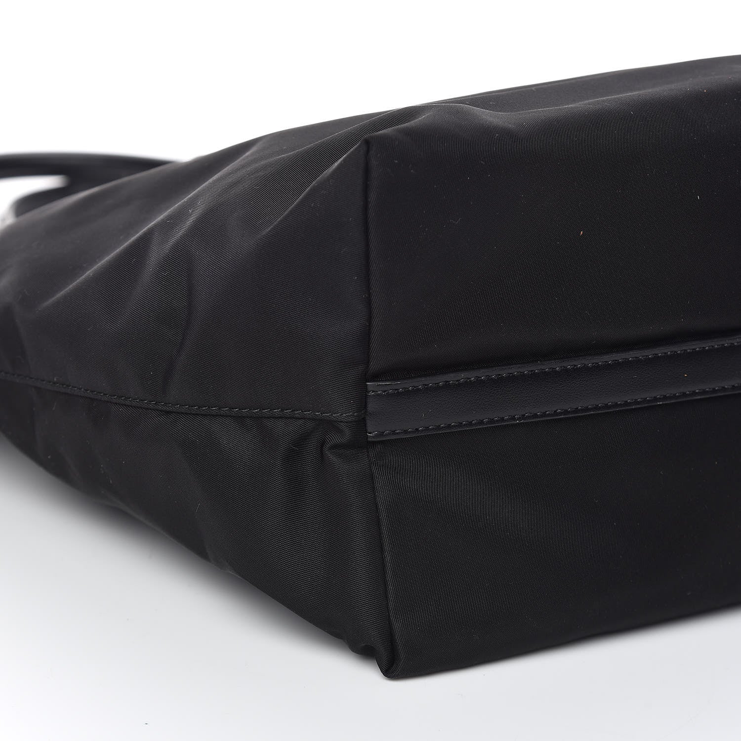 Prada Tessuto Nylon Soft Calf Tote Black 5 of 10