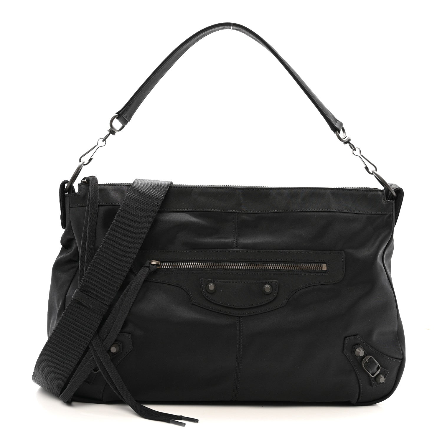 Balenciaga Nylon Medium Le City Moto Black 1 of 10