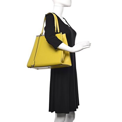 Fendi Vitello Elite Large 3Jours Tote Cedro 2 of 19
