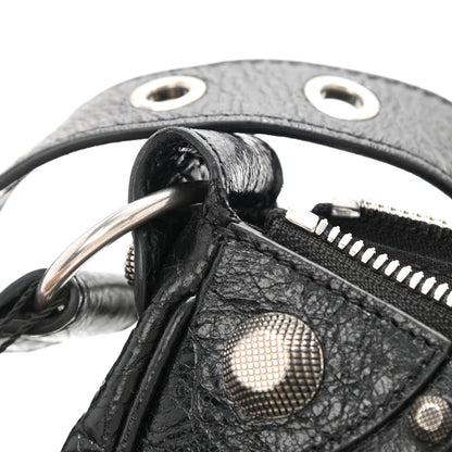 Balenciaga Agneau Arena Small Le Cagole Shoulder Bag Black 11 of 12