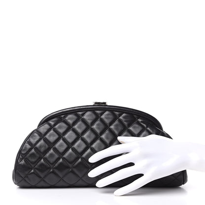 Chanel Lambskin Quilted Timeless Clutch Black 2 of 11