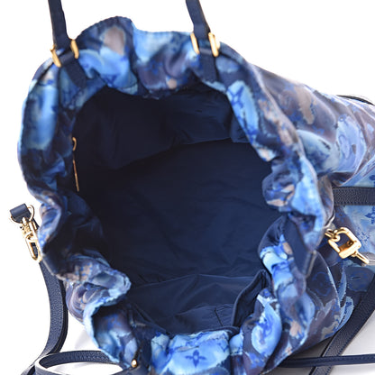 Louis Vuitton Nylon Monogram Ikat Noefull MM Grand Blue 5 of 11