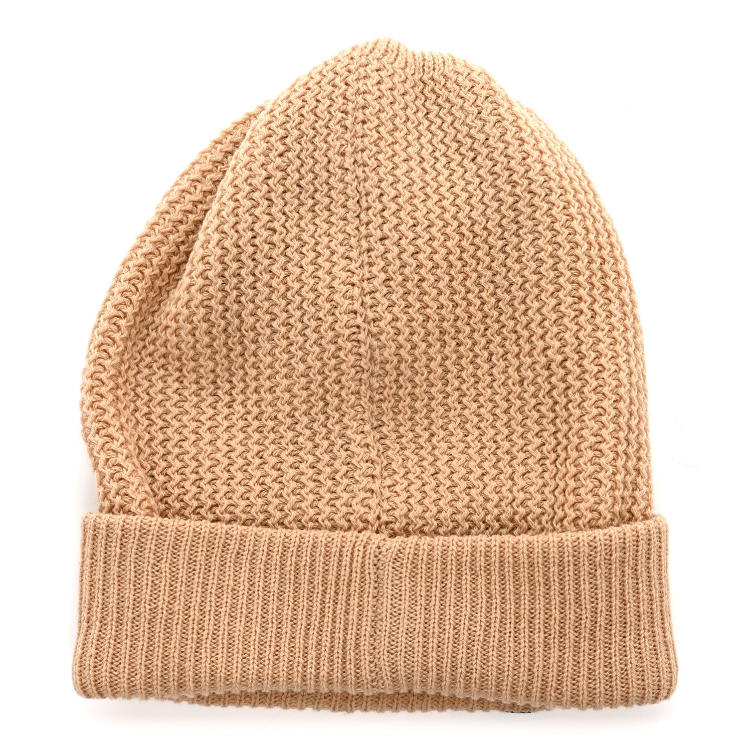 Chanel Cashmere Sequin Logo Beanie Hat Beige 3 of 7