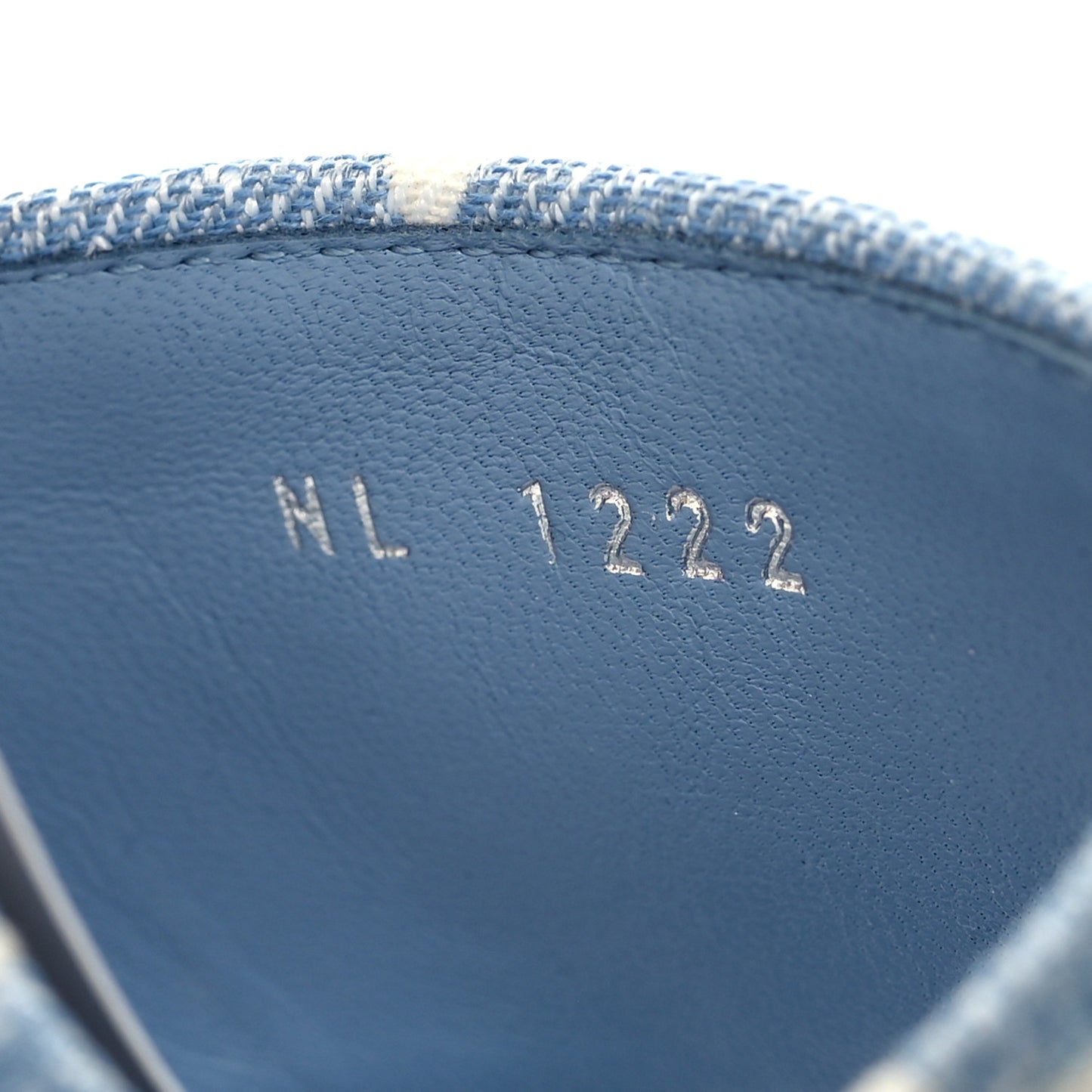 Monogram Jacquard Denim Platform Sandals 40 Blue