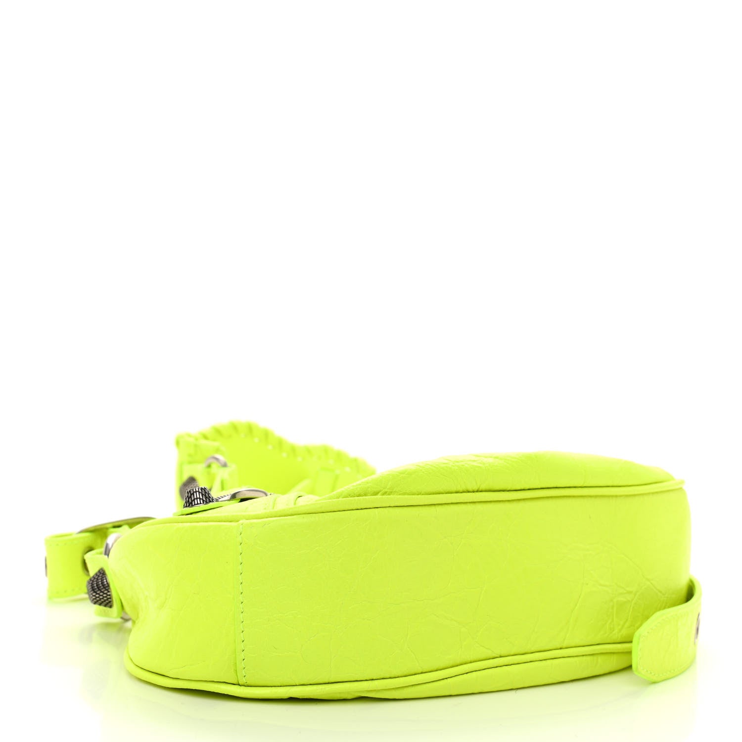 Balenciaga Agneau Arena Le Cagole Shoulder Bag XS Fluo Yellow 5 of 9