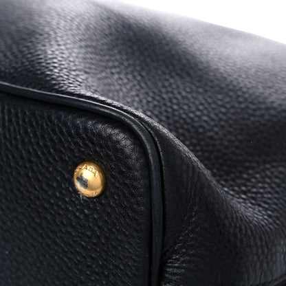 Prada Vitello Daino Tote Black 8 of 11