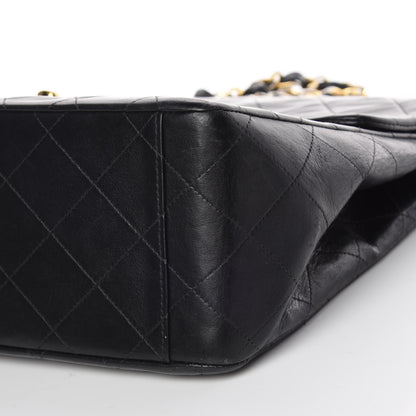 Chanel Lambskin Quilted XL Jumbo Single Flap Black 6 of 23
