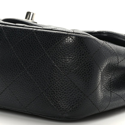 Chanel Caviar Quilted Mini Square Flap Black 9 of 10