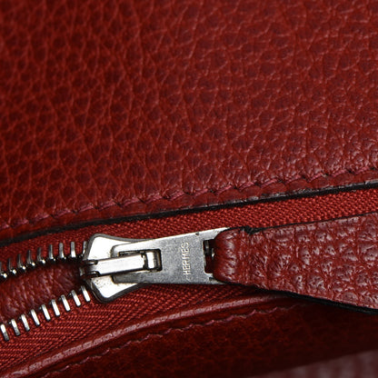 Hermes Buffle Skipper Birkin 35 Rouge H 13 of 26
