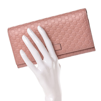 Gucci Soft Microguccissima Continental Wallet Soft Pink 2 of 13