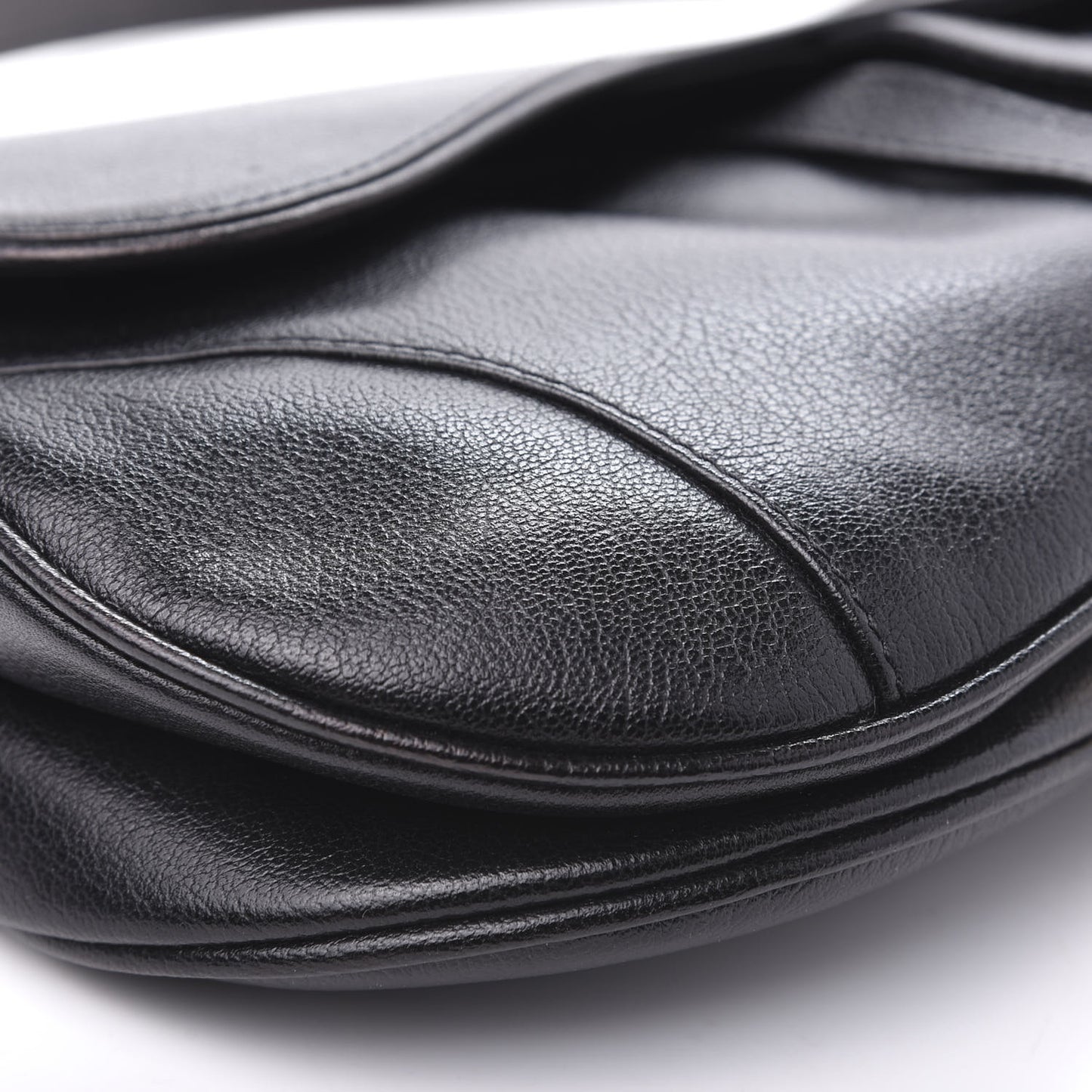 Calfskin Saddle Bag Black