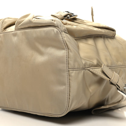 Prada Nylon Saffiano Medium Backpack Deserto 9 of 11
