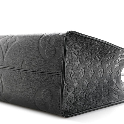Louis Vuitton Empreinte Monogram Giant Onthego MM Black 9 of 10