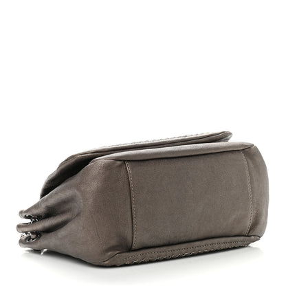 Chanel Metallic Deerskin Luxe Ligne Flap Bronze 4 of 12