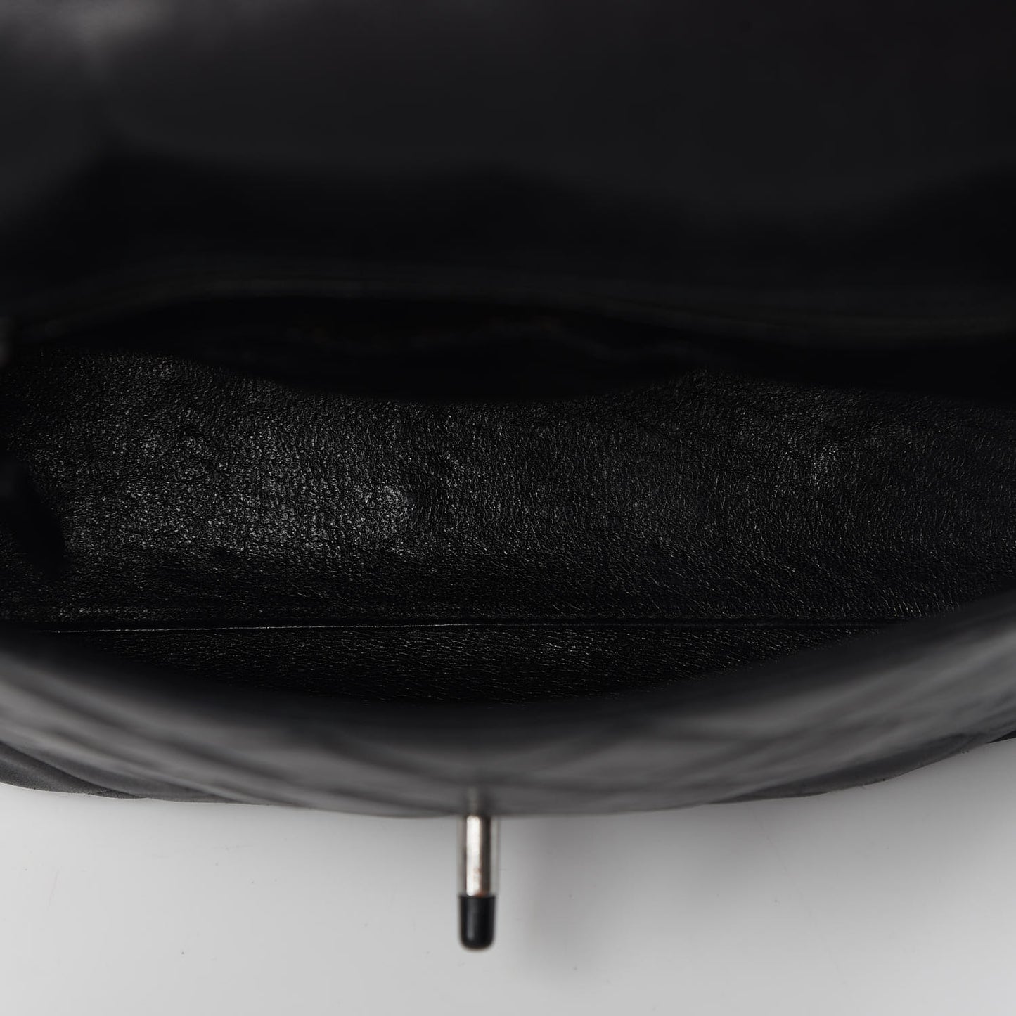 Lambskin Quilted Shoulder Flap Bag So Black