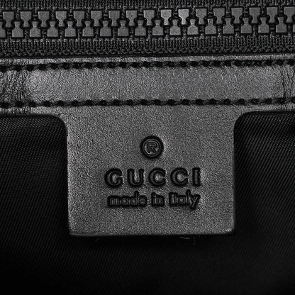 Gucci Techno Canvas Web Double Buckle Backpack Brown 6 of 7