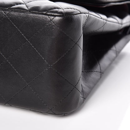 Chanel Lambskin Quilted Jumbo Double Flap Black 11 of 11
