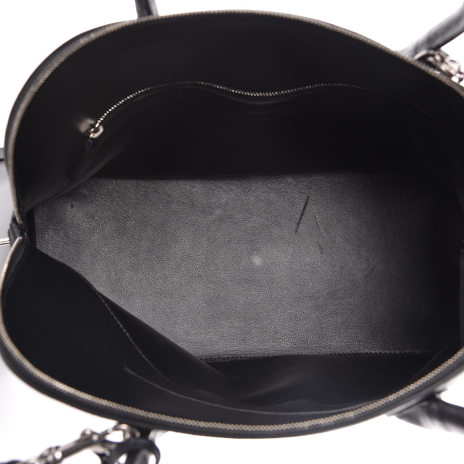 Balenciaga Signature Grained Calfskin Logo M Ville Top Handle Bag Black Rose Shocking 5 of 9
