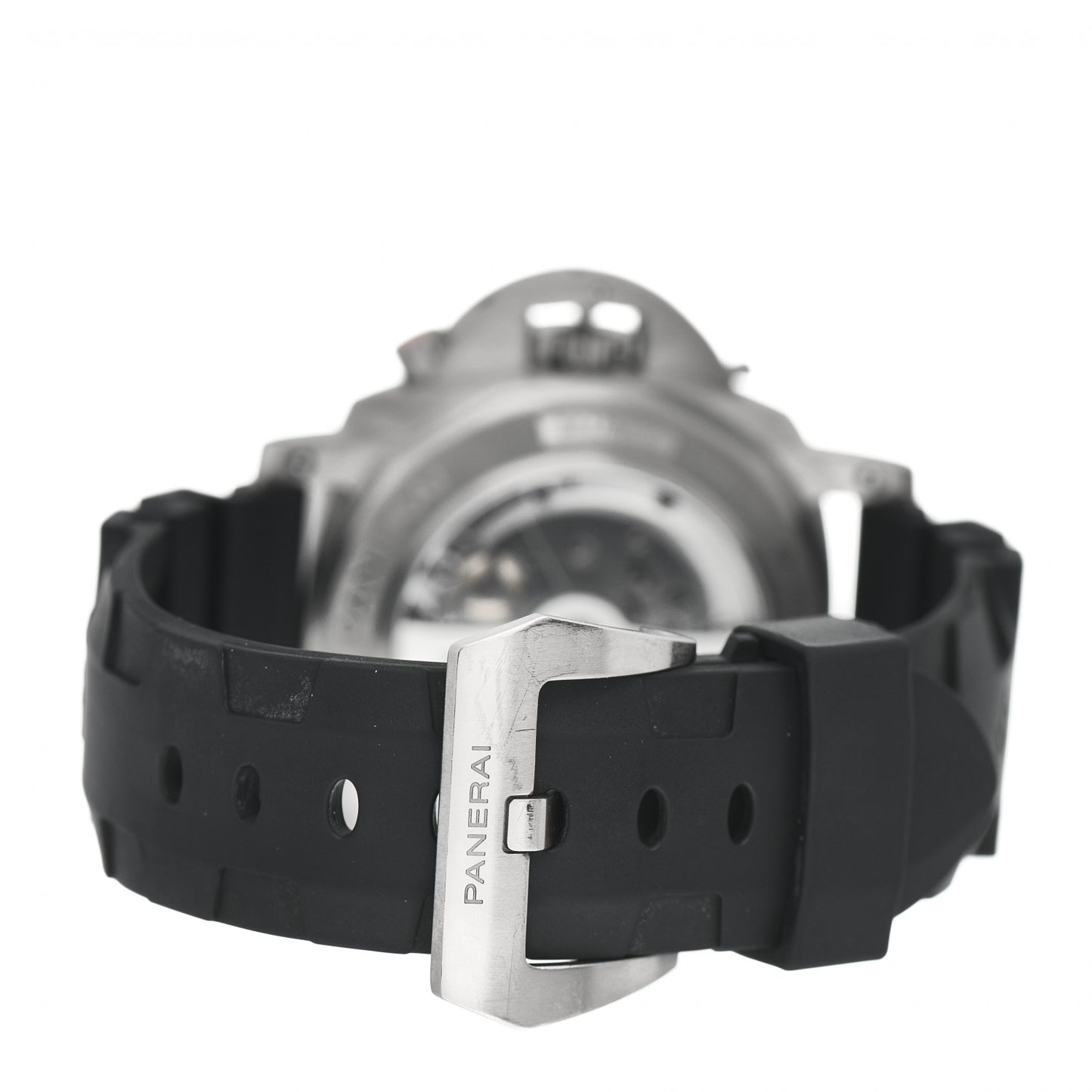 Titanium Rubber 47mm Luminor 1950 Flyback Automatic Watch Black PAM00526