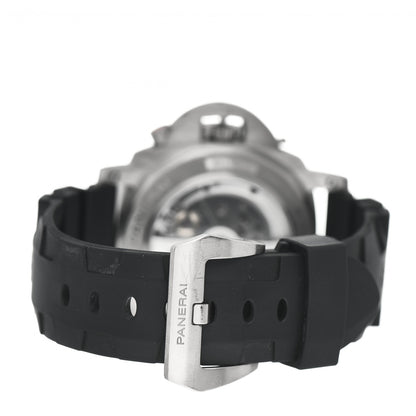 Panerai Titanium Rubber 47mm Luminor 1950 Flyback Automatic Watch Black PAM00526 3 of 5