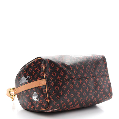 Louis Vuitton Catogram Speedy Bandouliere 30 Marron 4 of 9