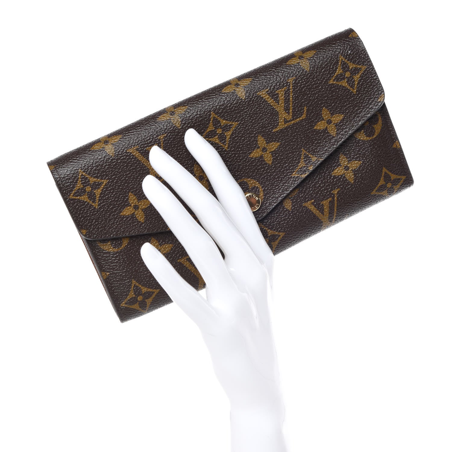 Louis Vuitton Monogram Sarah Wallet NM 2 of 7