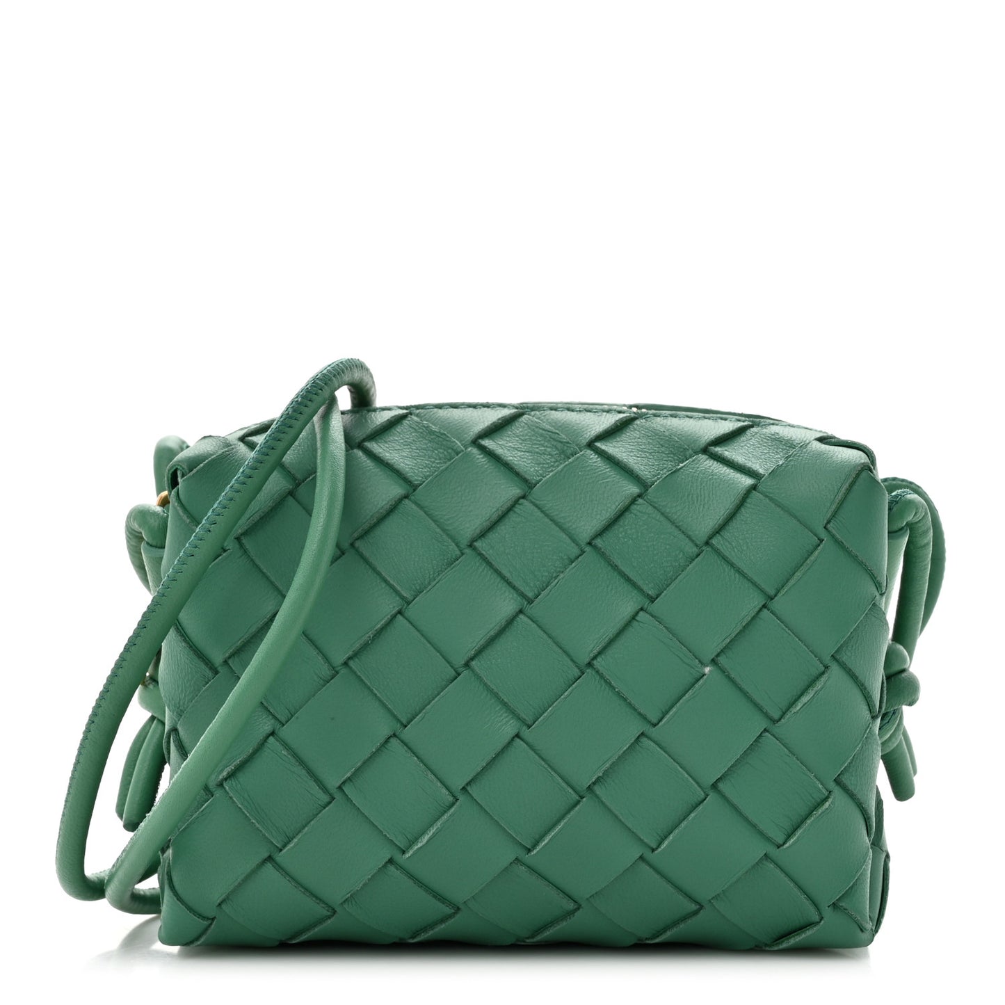 Nappa Intrecciato Candy Loop Camera Bag Mermaid