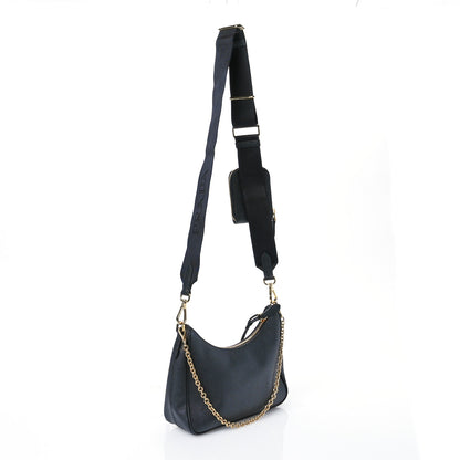 Prada Saffiano Lux Re-Edition 2005 Shoulder Bag Black 3 of 11